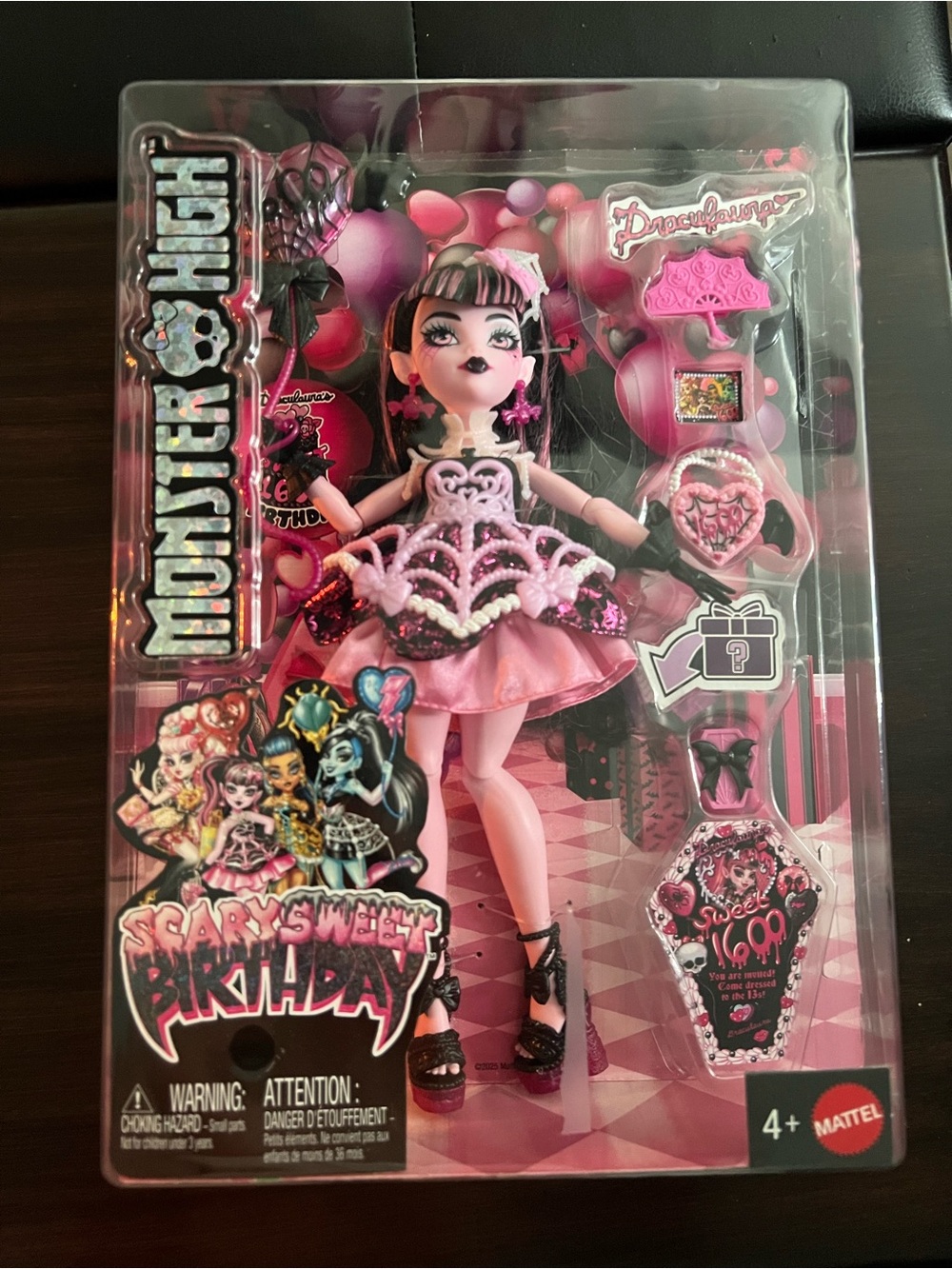 Monster High Scary Sweet Birthday Doll - Pink - Collectible Special Edition